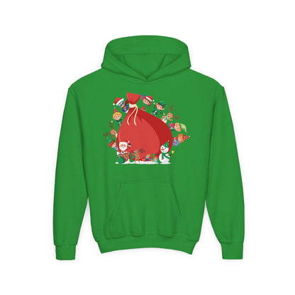 Youth Heavy Blend Hooded Sweatshirt - Super kiddo and big gift - [[{"value":"Wonderwear Kid"}]]