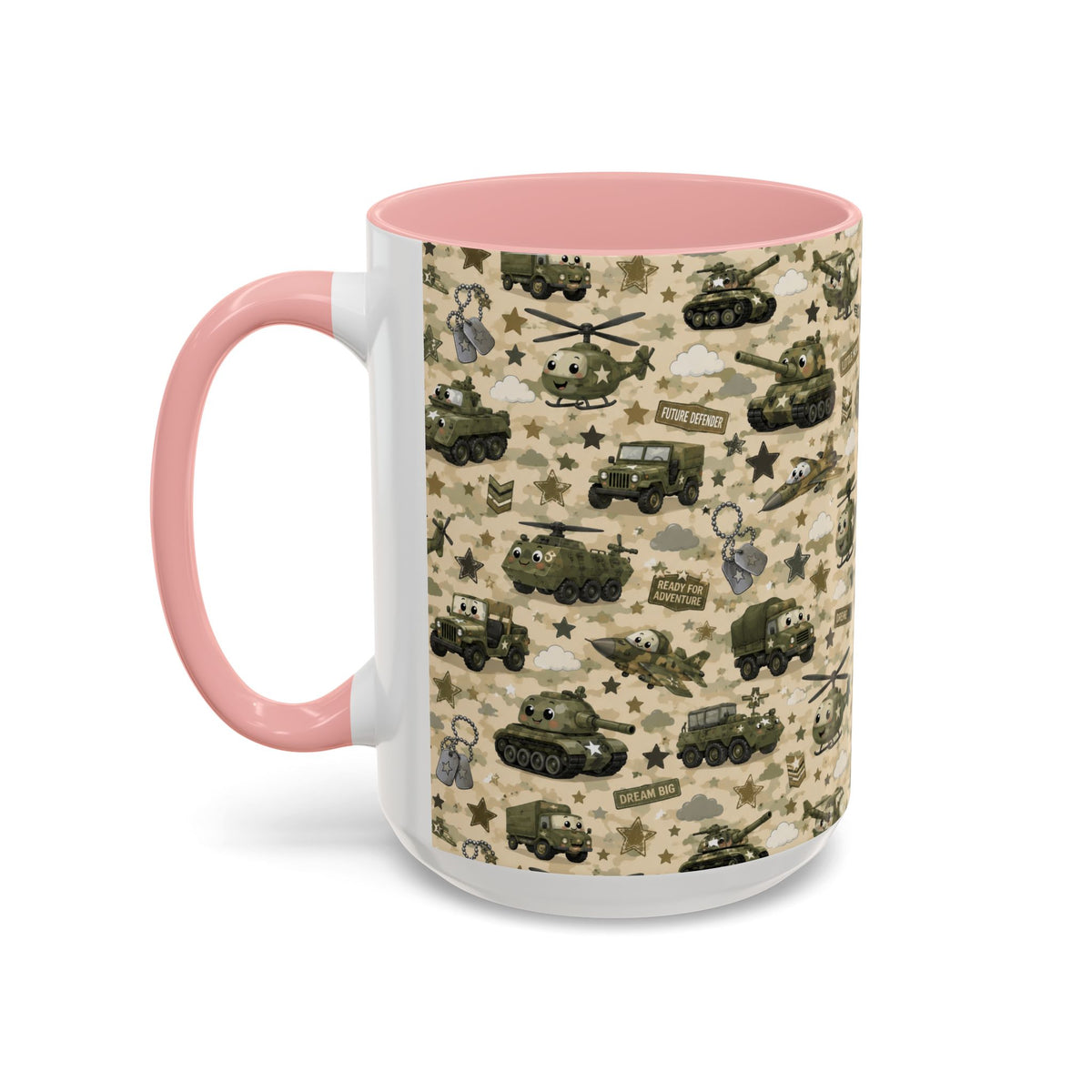 Accent Coffee Mug  (11/15 oz) - Military Kids