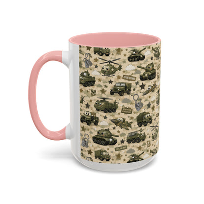 Accent Coffee Mug  (11/15 oz) - Military Kids