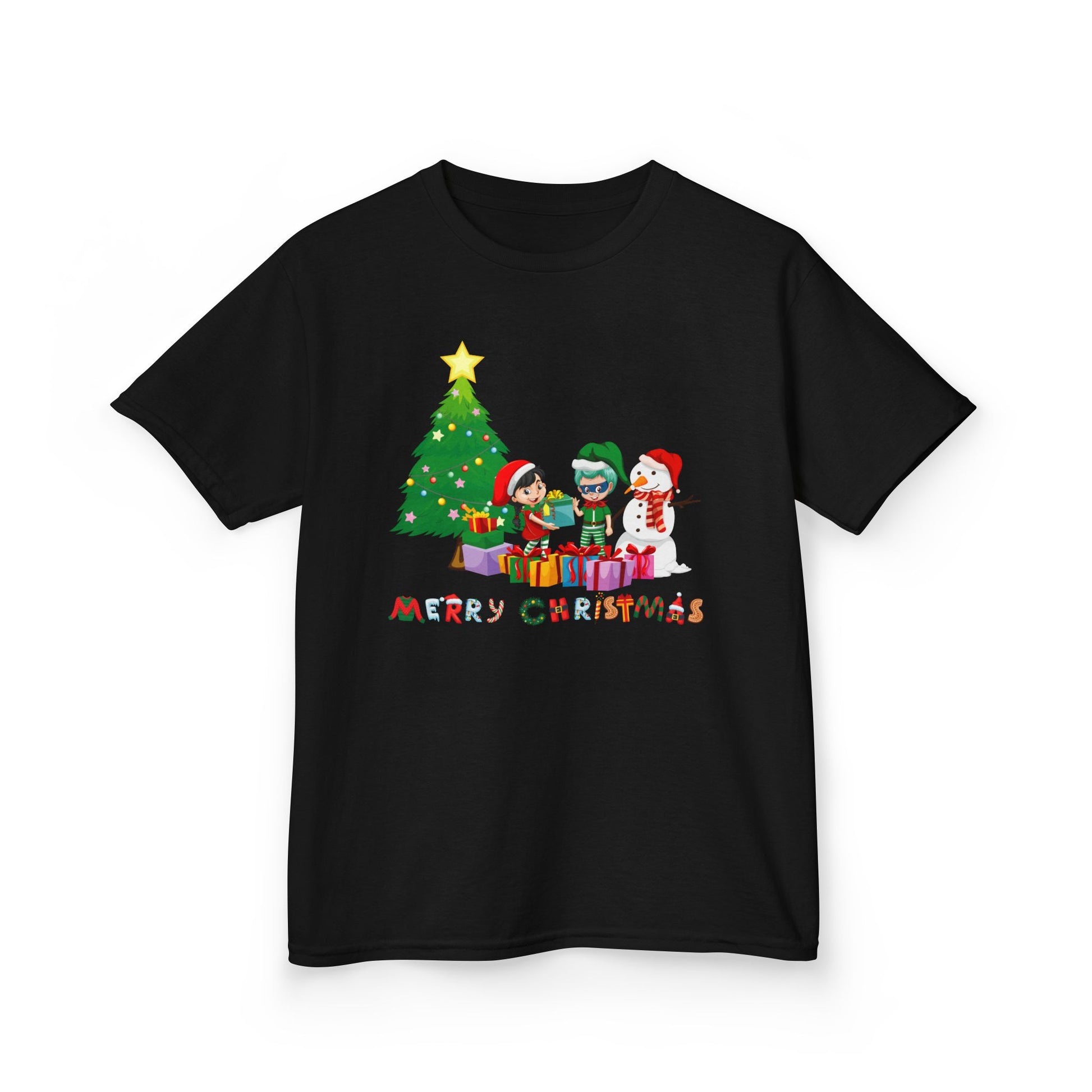 Kids Heavy Cotton™ Tee - Super kiddo preparing gifts - [[{"value":"Wonderwear Kid"}]]