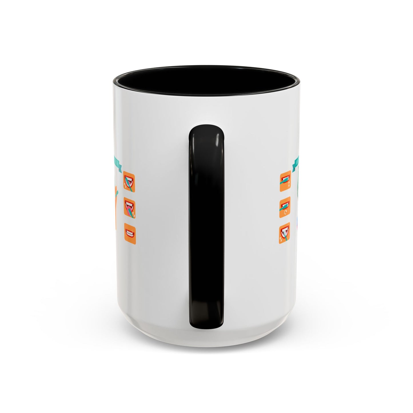 Accent Coffee Mug - Super kiddo how to brush teeth