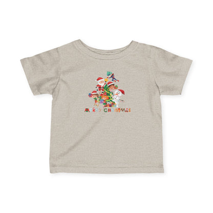 Infant Fine Jersey Tee - Super kiddo making christmas tree with text - [[{"value":"Wonderwear Kid"}]]