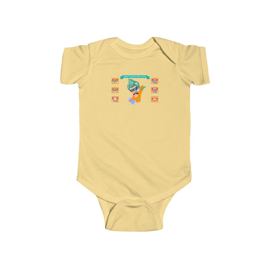 Infant Bodysuit - Super kiddo how to brush teeth - [[{"value":"Wonderwear Kid"}]]