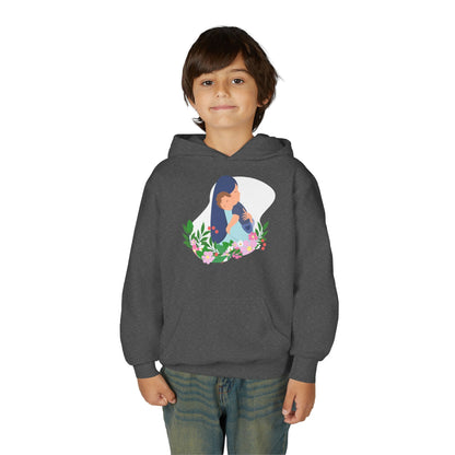 Youth Heavy Blend Hooded Sweatshirt - Mothers love Printify