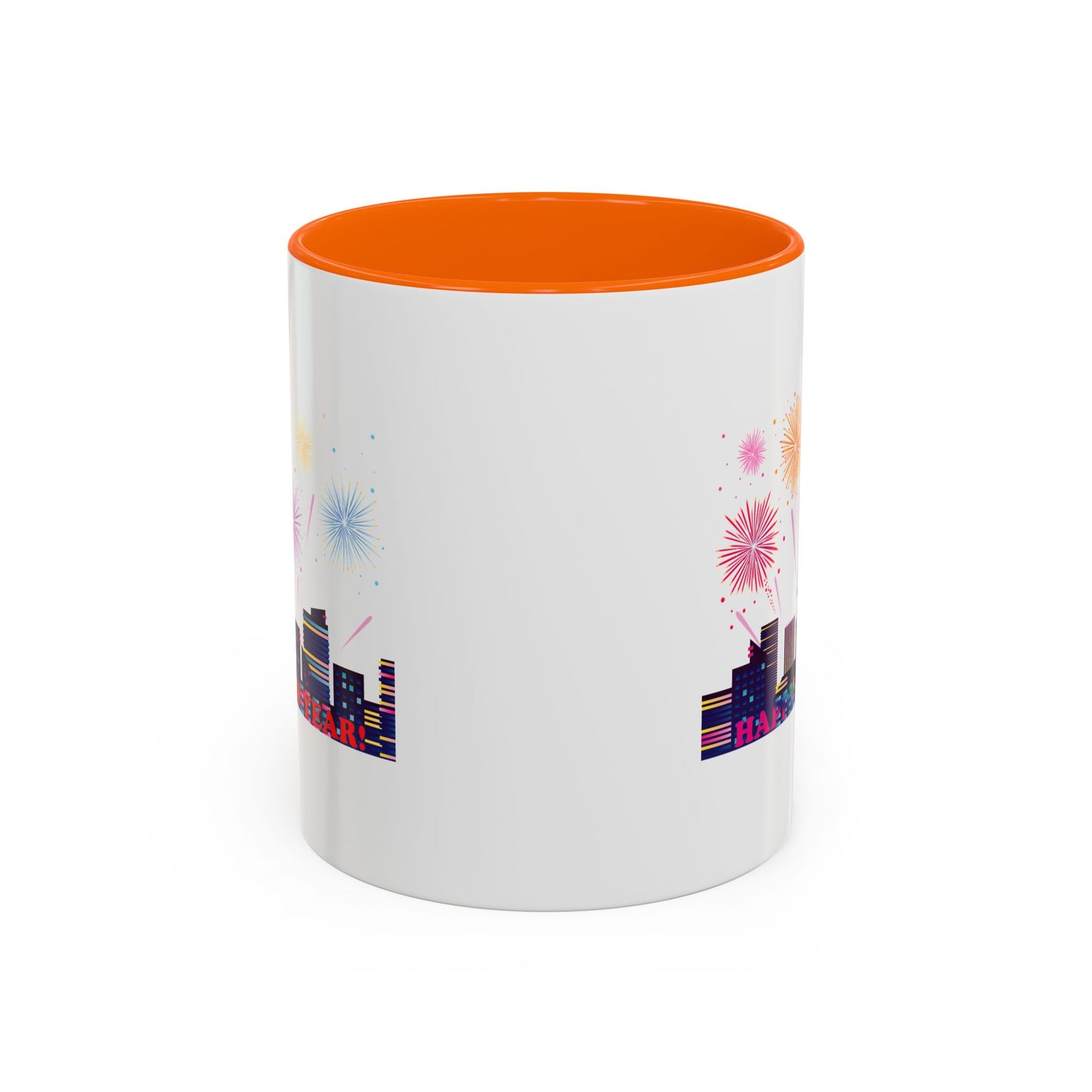 Accent Coffee Mug - Super kiddo with fireworks with text