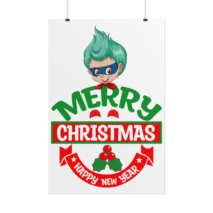 Rolled Posters - Merry chridtmas from super kiddo - [[{"value":"Wonderwear Kid"}]]
