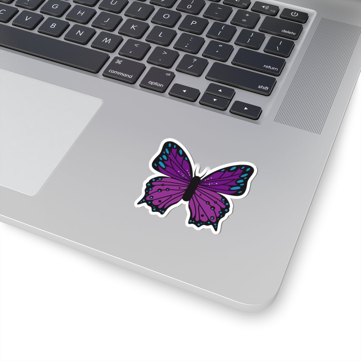 Kiss-Cut Stickers- Blue and purple butterfly