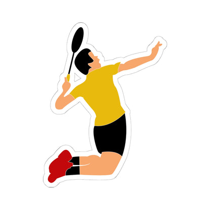 Kiss-Cut Stickers - Badminton Printify