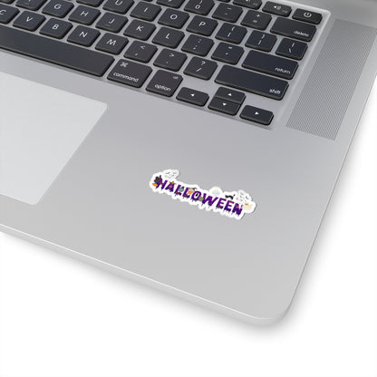 Kiss-Cut Stickers - Holloween word Printify