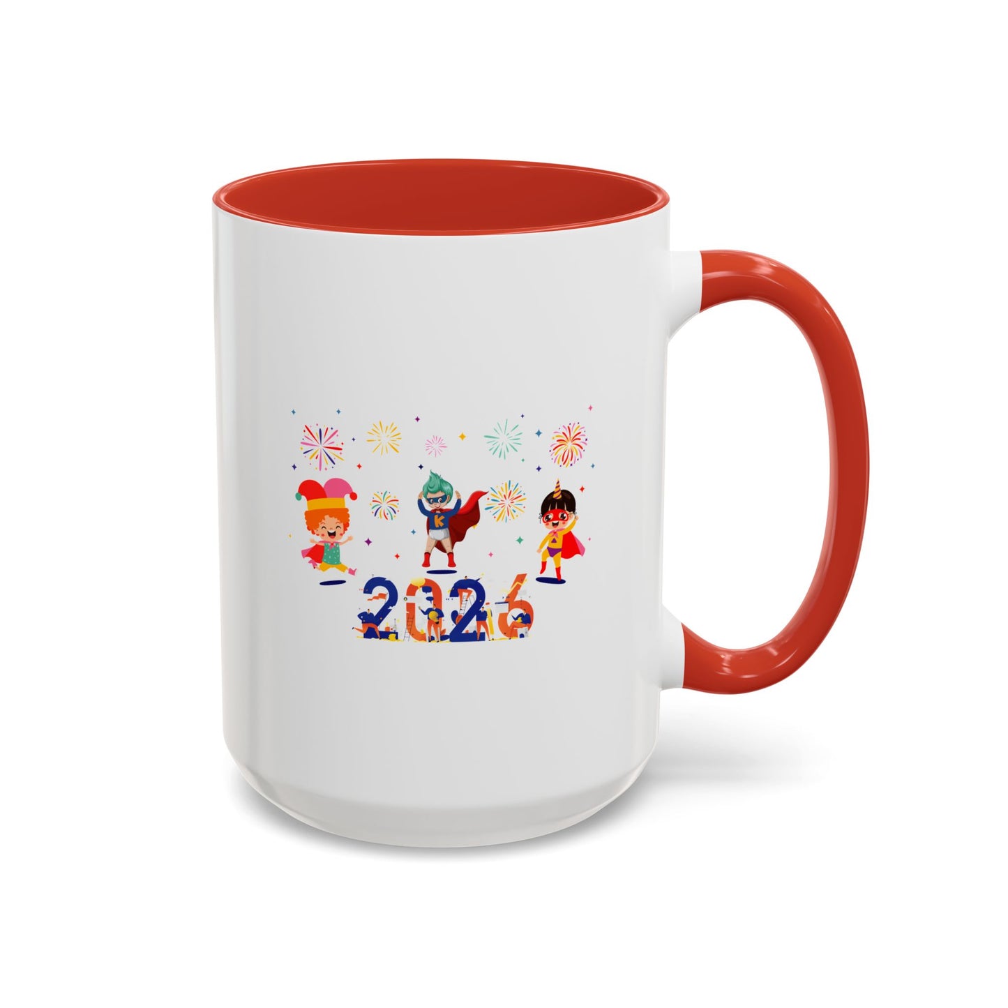 Accent Coffee Mug - Super kiddo and other hero