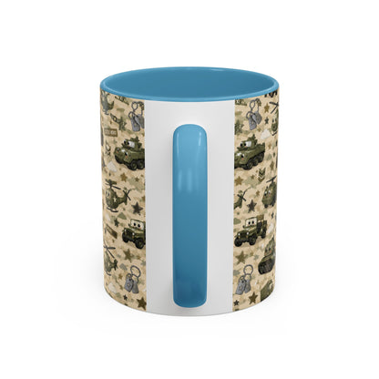 Accent Coffee Mug  (11/15 oz) - Military Kids