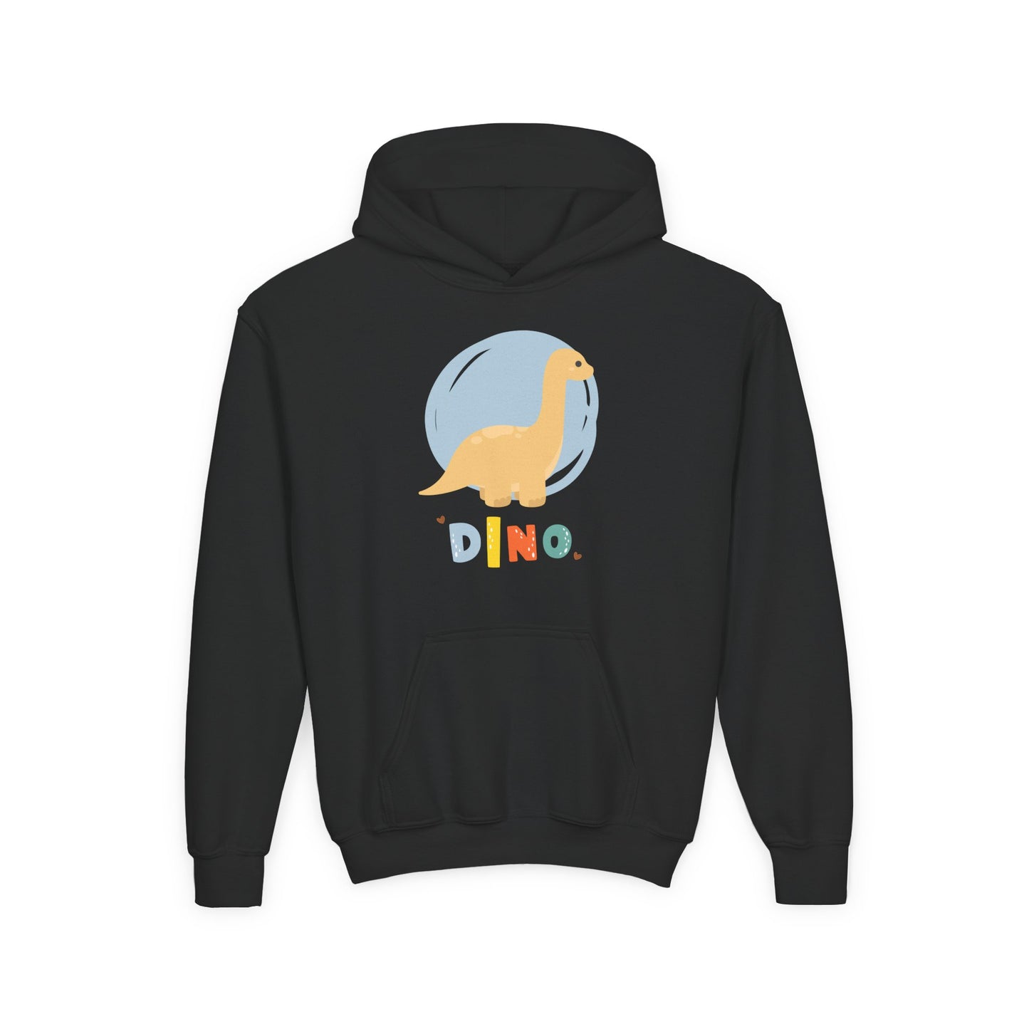Youth Heavy Blend Hooded Sweatshirt - Dino Embrace