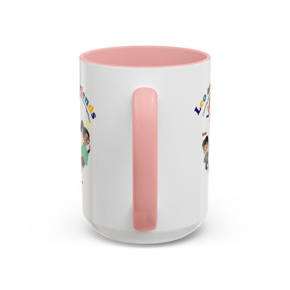 Accent Coffee Mug - Leo & Friends - Learning and growing - [[{"value":"Wonderwear Kid"}]]