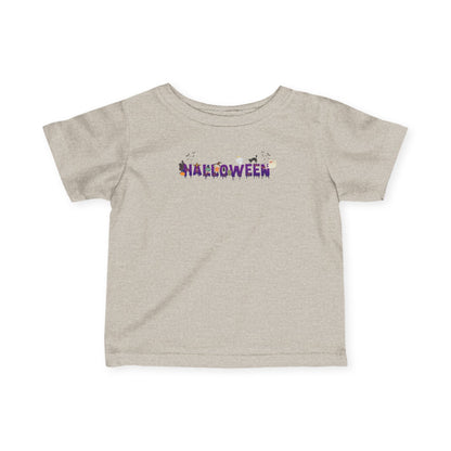 Infant Fine Jersey Tee - Holloween word Printify