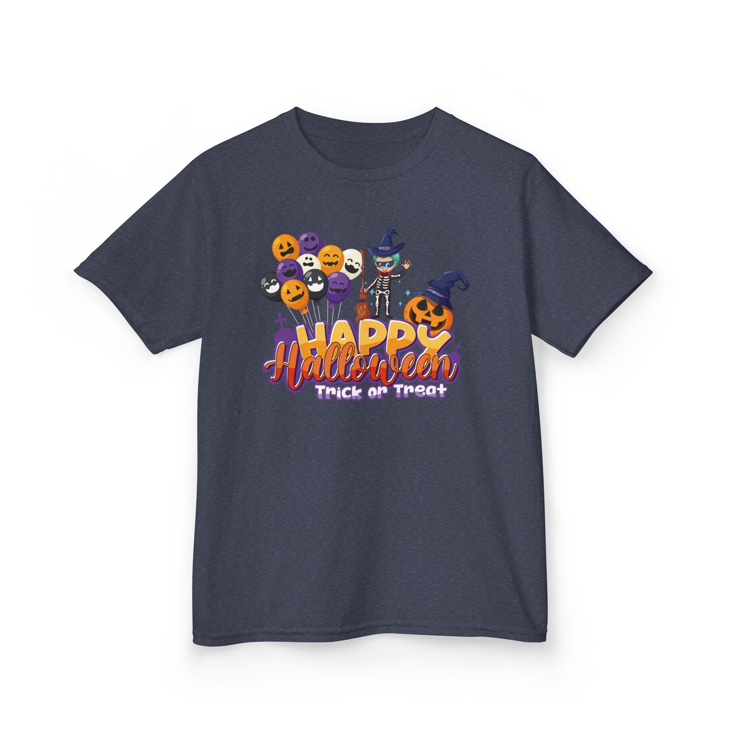 Kids Heavy Cotton™ Tee - Happy halloween trick or treat