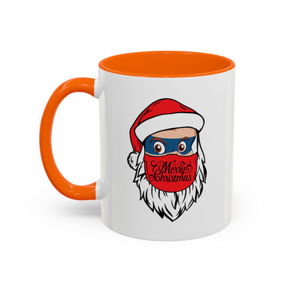 Accent Coffee Mug - Santa Super kiddo - [[{"value":"Wonderwear Kid"}]]