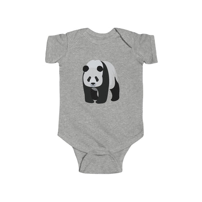 Baby Big Panda Bodysuit - Infant Onesie Printify