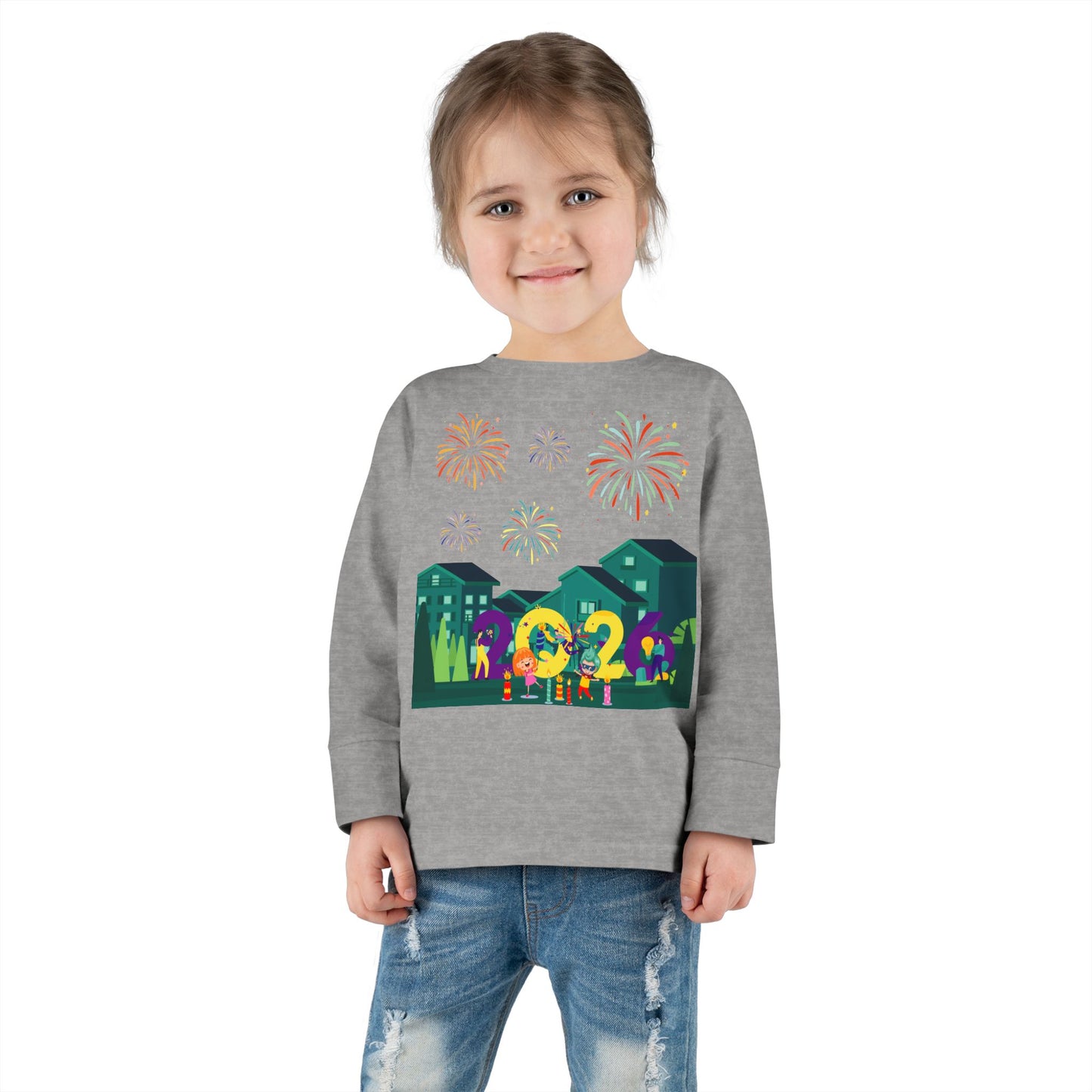 Toddler Long Sleeve Tee - Super kiddo on house - [[{"value":"Wonderwear Kid"}]]