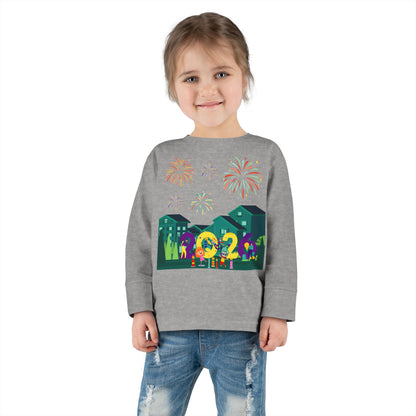 Toddler Long Sleeve Tee - Super kiddo on house - [[{"value":"Wonderwear Kid"}]]