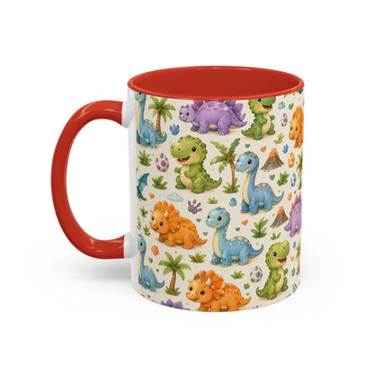 Accent Coffee Mug  (11/15 oz) - Baby Dinosaurs Nursery