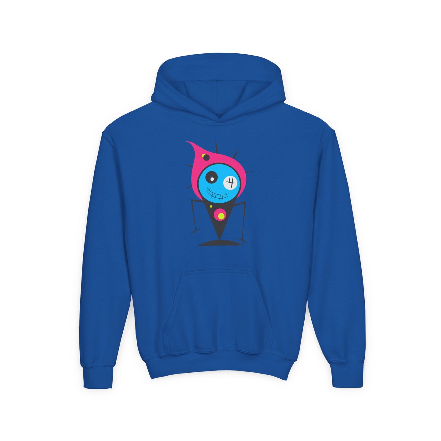 Youth Heavy Blend Hooded Sweatshirt -  Fire monster