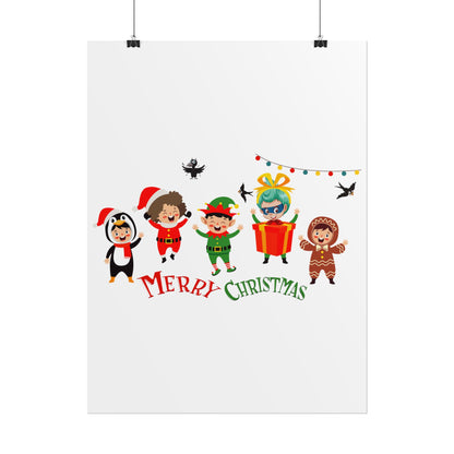 Rolled Posters - Merry christmas by super kiddo and friends - [[{"value":"Wonderwear Kid"}]]