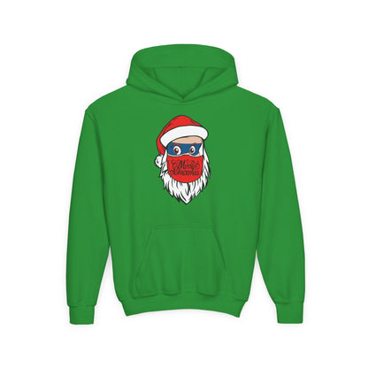Youth Heavy Blend Hooded Sweatshirt - Santa Super kiddo - [[{"value":"Wonderwear Kid"}]]