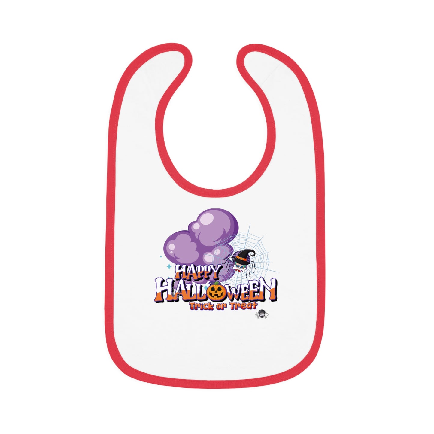 Baby Bib - Happy holloween - spider kiddo