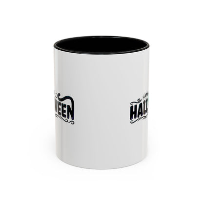 Accent Coffee Mug - Happy halloween by super kiddo Printify