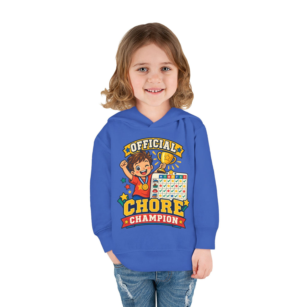 Toddler Hoodie — Official Chore Champion Badge