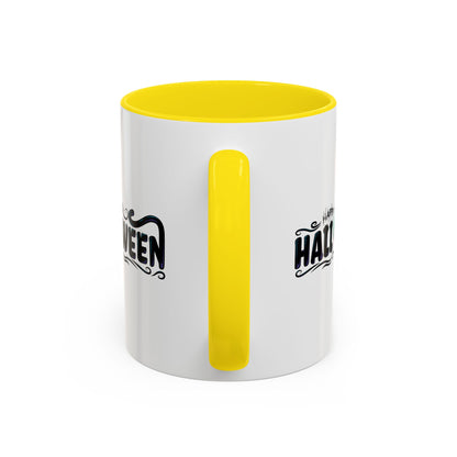 Accent Coffee Mug - Happy halloween by super kiddo Printify