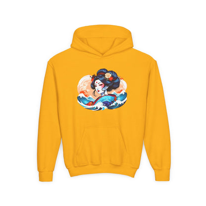 Kids Japanese Beauty Hoodie Printify
