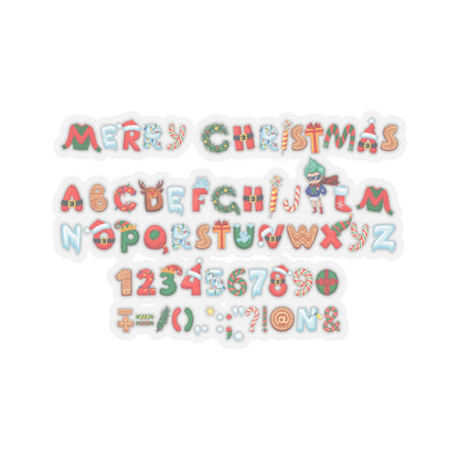 Kiss-Cut Stickers - Christmas alphabet - [[{"value":"Wonderwear Kid"}]]