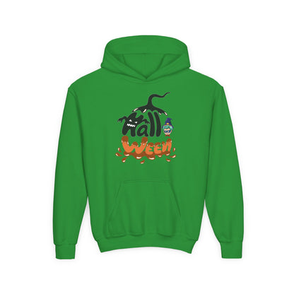 Youth Heavy Blend Hooded Sweatshirt - Holloween Printify