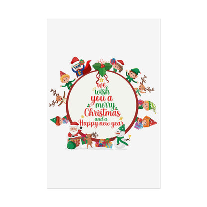 Rolled Posters - We wish you a merry christmas - [[{"value":"Wonderwear Kid"}]]