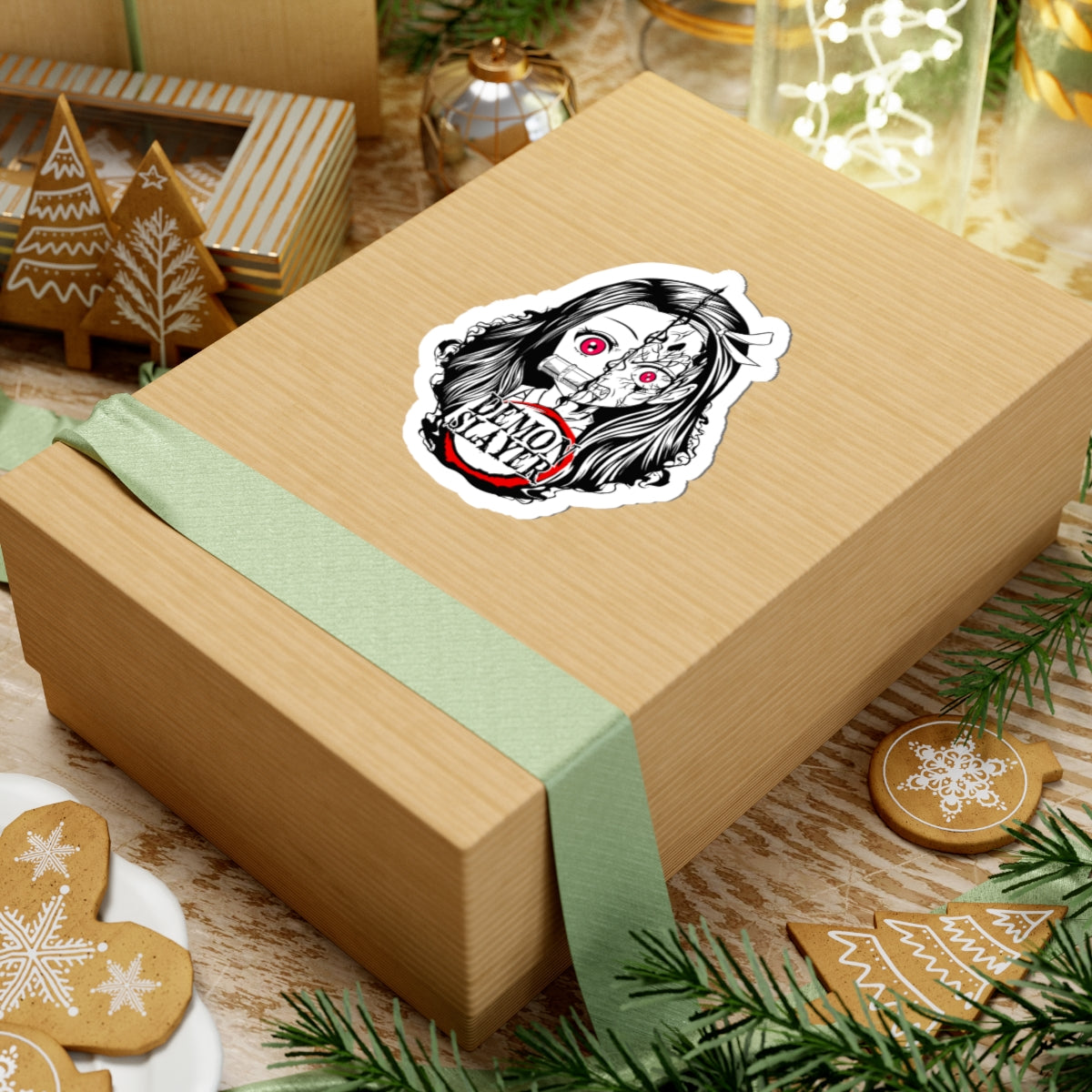 Kiss-Cut Stickers - Demon slayer nezuko baby