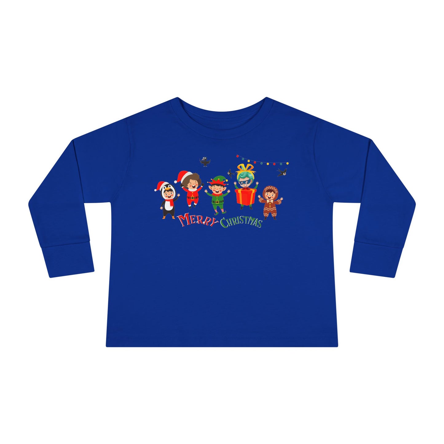 Toddler Long Sleeve Tee - Merry christmas by super kiddo and friends - [[{"value":"Wonderwear Kid"}]]