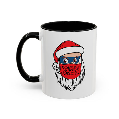 Accent Coffee Mug - Santa Super kiddo - [[{"value":"Wonderwear Kid"}]]