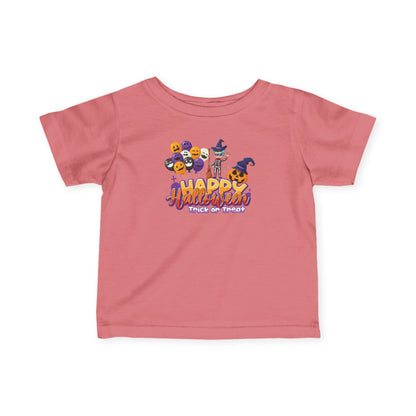 Infant Fine Jersey Tee - Happy halloween trick or treat - [[{"value":"Wonderwear Kid"}]]