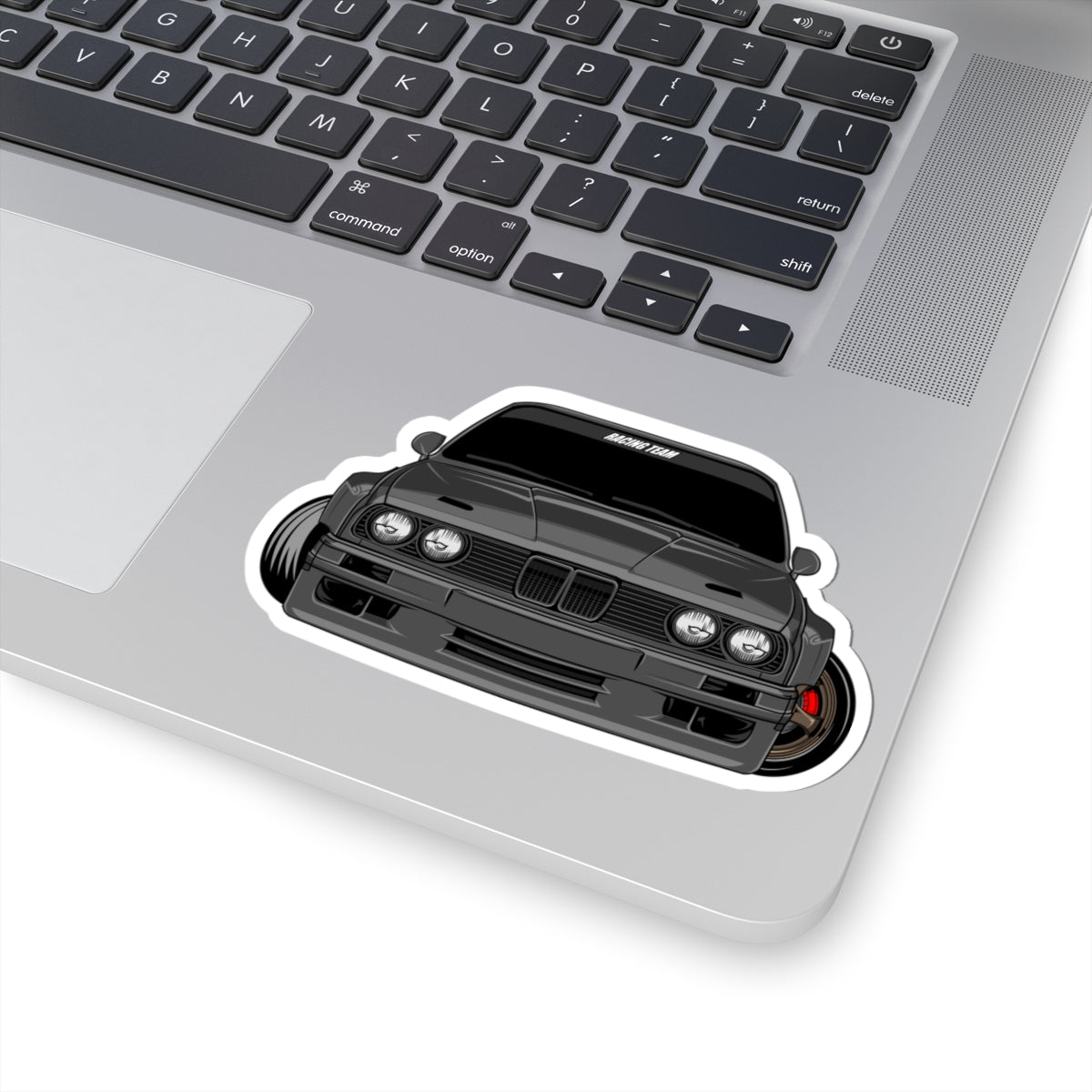 Kiss-Cut Stickers - Gray car