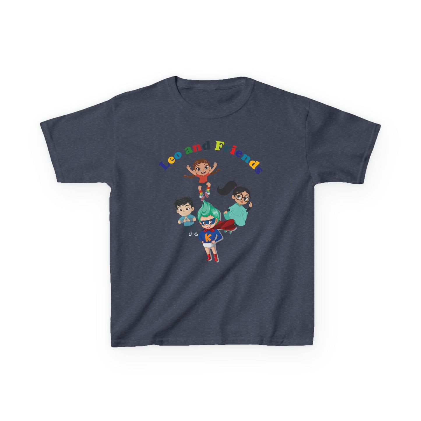 Kids Heavy Cotton™ Tee - Leo & Friends - [[{"value":"Wonderwear Kid"}]]
