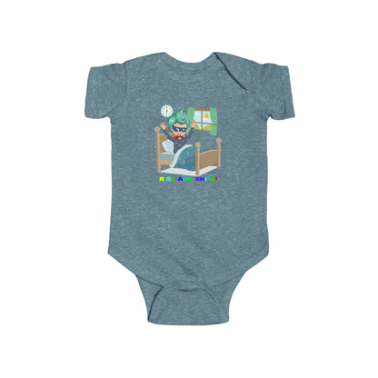 Infant Bodysuit - Super kiddo teaches us to wake up early - [[{"value":"Wonderwear Kid"}]]
