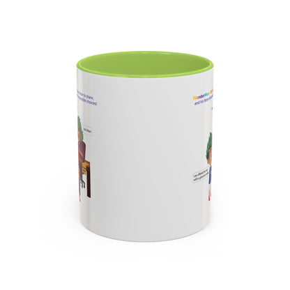 Accent Coffee Mug - WonderWear Origin - [[{"value":"Wonderwear Kid"}]]