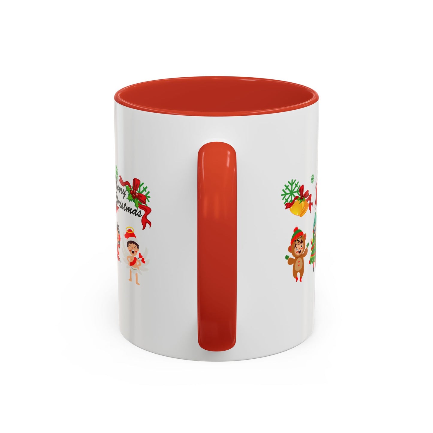 Accent Coffee Mug - Merry christmas from super kid