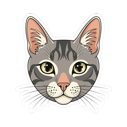 Kiss-Cut Stickers - Maine coon head Printify