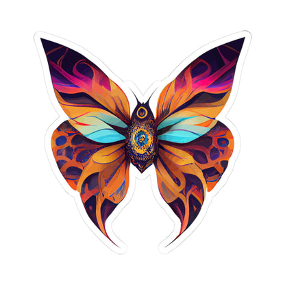 Kiss-Cut Vinyl Decals - beautiful butterfly Printify