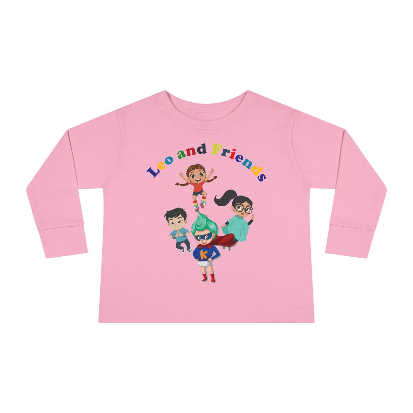 Toddler Long Sleeve Tee - Leo & Friends - [[{"value":"Wonderwear Kid"}]]