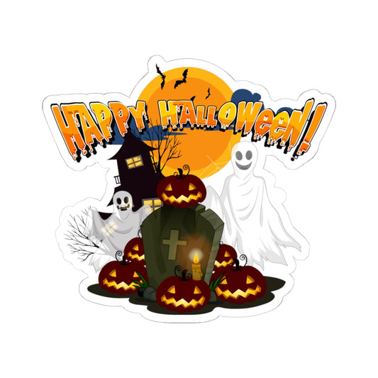 Kiss-Cut Stickers - Happy holloween - cemetery - [[{"value":"Wonderwear Kid"}]]