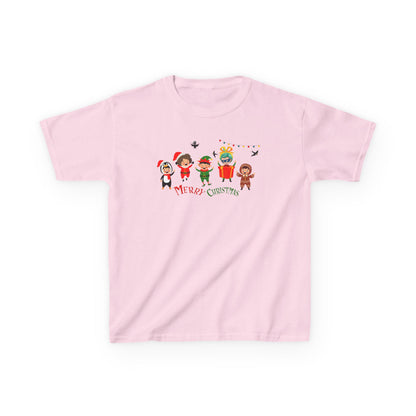 Kids Heavy Cotton™ Tee - Merry christmas by super kiddo and friends - [[{"value":"Wonderwear Kid"}]]