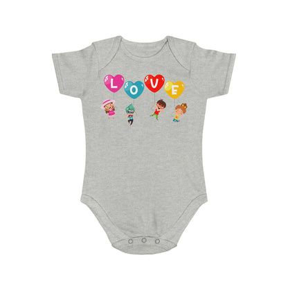 Infant Fine Jersey Bodysuit - Valentines -  Love - [[{"value":"Wonderwear Kid"}]]